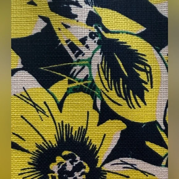 NWT J. Crew Floral Yellow Pencil Skirt Size 4 - Picture 5 of 9